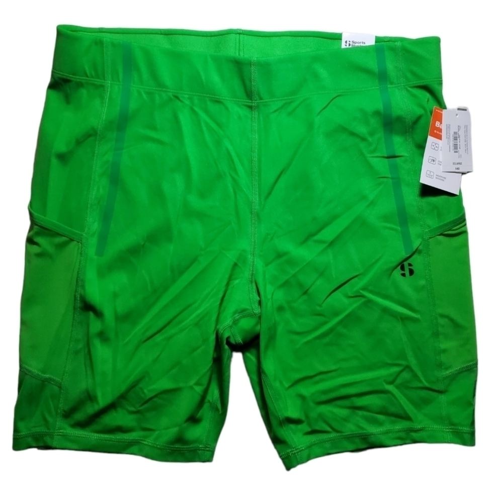 NEW SPORTS ILLUSTRATED lime green pocket shorts XXL